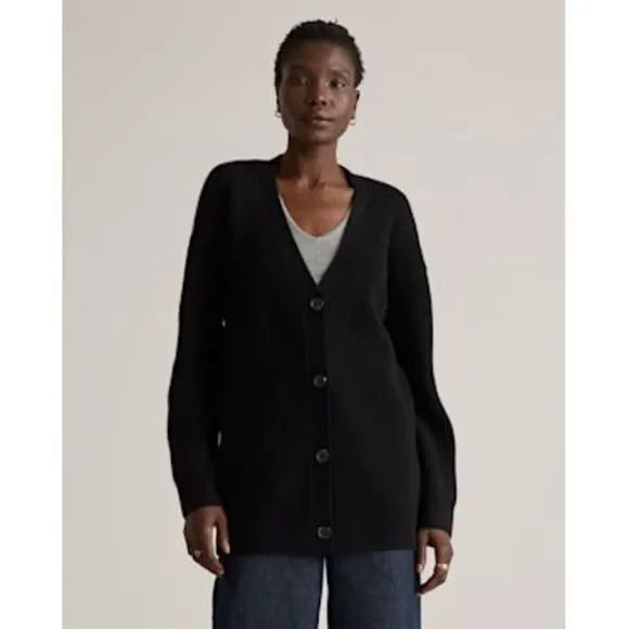 Quince Mongolian Cashmere Oversized Boyfriend Sweater - Picture 1 of 3